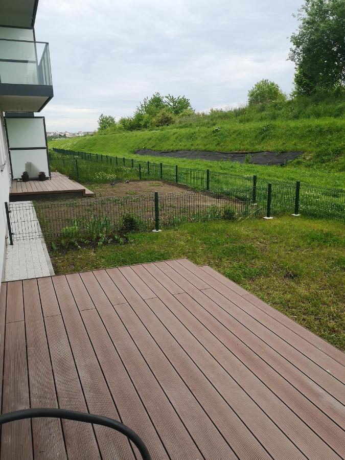 Apartament Z Tarasem I Ogrodem Blisko Centrum Gdaňsk Exteriér fotografie